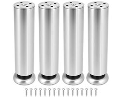 Verstelbare Meubelpoten 20 cm - 10 mm Verstelbaar - Draagvermogen 200 kg voor Bank, Bed, Tafel, Kast