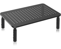 Verstelbare Monitorstandaard - Hoogteverstelbaar - Metalen - Geschikt voor 20 kg