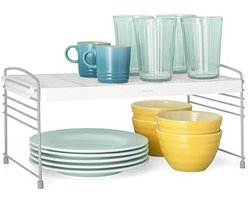 Verstelbare organizer voor keukenkast en voorraadkast – Ideale oplossing voor het opbergen van dozen