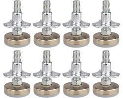 Verstelbare poten, Verstelbare Stelpoten for Tafels Stoelen Kasten Banksteun 1320LB 4/6/8/10 Stuks(4 Pcs,10 PCS)