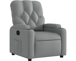 Verstelbare Relaxfauteuil met Bekerhouder - Comfortabele Stof Zetel voor Woonkamer