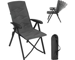 Verstelbare Rugleuning Buitenstoel - Tuinligstoel - Opvouwbare kampeerstoel - Ademend gaas - 49 cm x 101 cm x 47 cm
