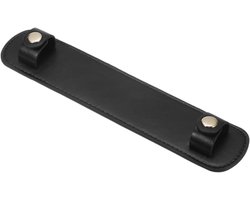 Verstelbare Schouderband Kussen voor Handtassen, Rugzakken en Crossbody Tassen - Zwart PU Leer, Comfortabele Draagoplossing met Bescherming en Versterking