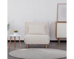 Verstelbare Slaapstoel met Uittrekbare Functie en Matras - Ideaal als Eenpersoonsbed