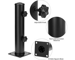 Verstelbare Standpijp Parasolhouder - Geschikt voor Beton en Hout - 1 stuk