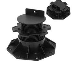 Verstelbare Terrasplaten Steunpoten - Hoogte Verstelbaar 60-140 mm - Stelvoeten voor Hout, WPC en Steen - Set van 10