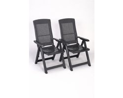 Verstelbare tuinstoel set van 2
