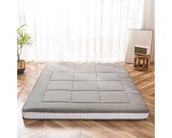 Verstelbare Zitzak tot Bed - Grote Pluche Poef voor Volwassenen en Gasten - Bruin