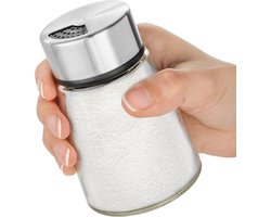 Verstelbare Zoutstrooier en Peperstrooier Roestvrij Staal - Kruiden Dispenser voor Zeezout en Gemalen Peper