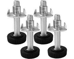 Verstellbare meubelpoten met voetinslagmoer - M4, M5, M6 - Stelvoeten voor meubels