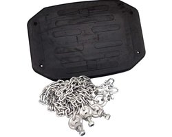 Versterkte Schommelstoel met Kettingen – Extra Breed en Veiligheid