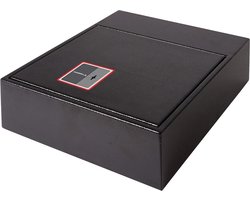 Verstevigbare meubelkluis - veilig en verborgen - 1 stuk - zwart - met sleutelslot - 11 l