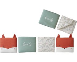 Vertbaudet Bedomrander - bed - box - fleurettes - 22x66 cm - katoen