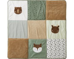 Vertbaudet Boxkleed Green Forest - gewatteerde - 120x100 - 100x100 - katoen