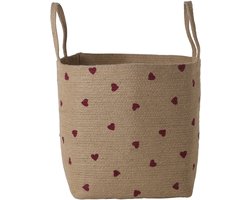 Vertbaudet Opbergmand XL van jute Coeur