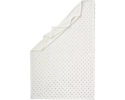 Vertbaudet Plaid voor kinderen met goudkleurige hartjes