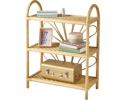 Vertbaudet Rotan boekenkast, 3 niveaus Bloem