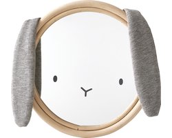 Vertbaudet Rotan spiegel stoffen konijn