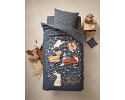 Vertbaudet Set bedovertrek + kussensloop kinderen met gerecycled katoen BROCЙLIANDE