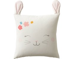 Vertbaudet Set dekbedovertrek + kussensloop LAPIN ROMANTIQUE