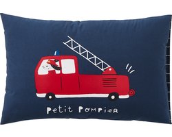 Vertbaudet Set dekbedovertrek + kussensloop voor kinderbed BRANDWEERMAN