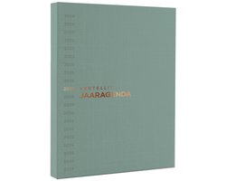 Vertellis Agenda 2027 - Jaaragenda - Weekagenda - Weekplanner - Maandplanner - Planner - Bureau Agenda 2027 - Met Weekplanning, Maandreflectie en Feestdagen - Hardcover Groen