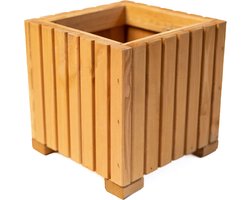 Verticale Bloembak Danee 25 cm - Licht Bruin