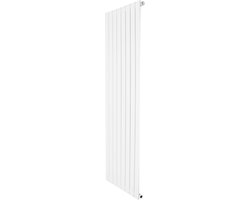 Verticale design radiator vlakke panelen - 1 kolom - wit - 1600 x 560mm