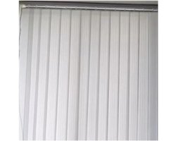 Verticale Jaloezieën - Raambekleding - Raamdecoratie - Duurzaam PVC - 210cm Lengte - Wit