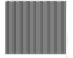 Verticale Lamellen - Gordijnstof Jaloezieën - Raamdecoratie - Semi-verduisterend - 150cm x 160cm - Grijs