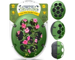 Verticale tuinplanter - Klimplant rek - Balkon en terras - Gemaakt van gerecycled materiaal - 390 gram - Toscaans groen