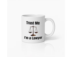 Vertrouw Mij, Ik Ben Advocaat Koffiemok 330ml – Cadeau voor Juridische Professionals
