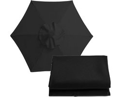 Vervangdoek voor Zweefparasol of Hangparasol - Geschikt voor 6 of 8 Ribben, Diverse Maten