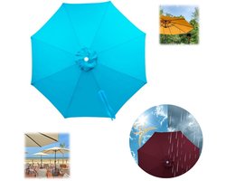 Vervangend doek voor parasols met 8 baleinen – Waterdicht doek – Groot parasoldoek voor buiten – Vervangend doek voor terras-, middenmast- en zweefparasols – Vervangende zonwering – Geschikt voor markt- en terrasparasols – Diameter 300 cm