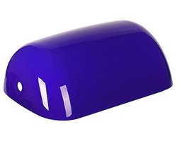 Vervangende Glazen Lampscherm voor Bureau Lamp - Blauw