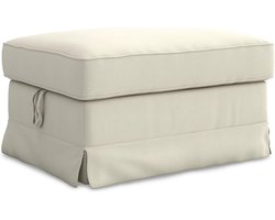 Vervangende Hoes voor IKEA Ektorp Voetenbank - 100% Katoen, Crème