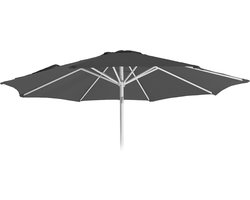Vervangende hoes voor parasol N18, parasolhoes vervangende hoes, Ø 2,7m stof/textiel 5kg ~ antraciet