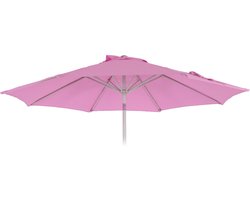 Vervangende hoes voor parasol N18, parasolhoes vervangende hoes, Ø 2,7m stof/textiel 5kg ~ lila