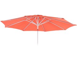 Vervangende hoes voor parasol N18, parasolhoes vervangende hoes, Ø 2,7m stof/textiel 5kg ~ terracotta