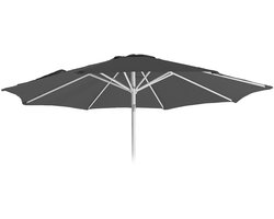 Vervangende hoes voor parasol N19, parasolhoes vervangende hoes, Ø 3m stof/textiel 5kg ~ antraciet