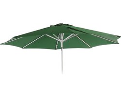 Vervangende hoes voor parasol N19, parasolhoes vervangende hoes, Ø 3m stof/textiel 5kg ~ groen