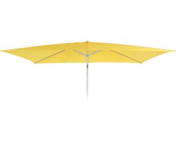 Vervangende hoes voor parasol N23, parasolhoes vervangende hoes, 2x3m rechthoekige stof/textiel 4,5kg UV 50+ ~ geel