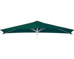 Vervangende hoes voor parasol N23, parasolhoes vervangende hoes, 2x3m rechthoekige stof/textiel 4,5kg UV 50+ ~ groen