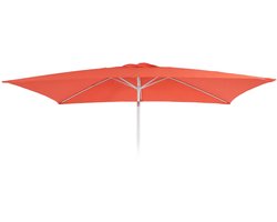 Vervangende hoes voor parasol N23, parasolhoes vervangende hoes, 2x3m rechthoekige stof/textiel 4,5kg UV 50+ ~ terracotta