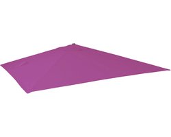 Vervangende hoes voor zweefparasol MCW-A96, parasolhoes, 3,5x3,5m (Ø4,95m) polyester 4kg ~ paars-paars
