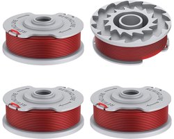 Vervangende Spoelen voor Grastrimmer - 4 Stuks, Geschikt voor Gardena Turbotrimmer, Trimmerdraad en Accessoires voor Tuinonderhoud