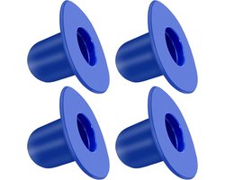 Vervangende stekker voor zwembadwand, geschikt voor Intex, Bestway, Coleman, zomergrondzwembadfilter, filter, gatplug (16 stuks - blauw)-Stijl 1
