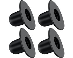 Vervangende stekker voor zwembadwand, geschikt voor Intex, Bestway, Coleman, zomergrondzwembadfilter, filter, gatplug (16 stuks - zwart)-Stijl 1
