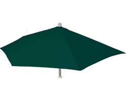 Vervangingshoes voor Parla halfronde parasol, parasolhoes vervangingshoes, 300cm stof/textiel UV 50+ 3kg ~ groen