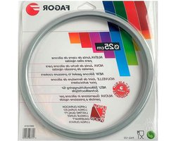 Vervangingsrubber Snelkookpan - Afdichtring Pan - Veilig Koken - Gemaakt van Siliconen - Ø 25 cm Binnendiameter - Grijs